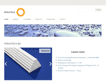 Tablet Screenshot of pervaporation-membranes.com